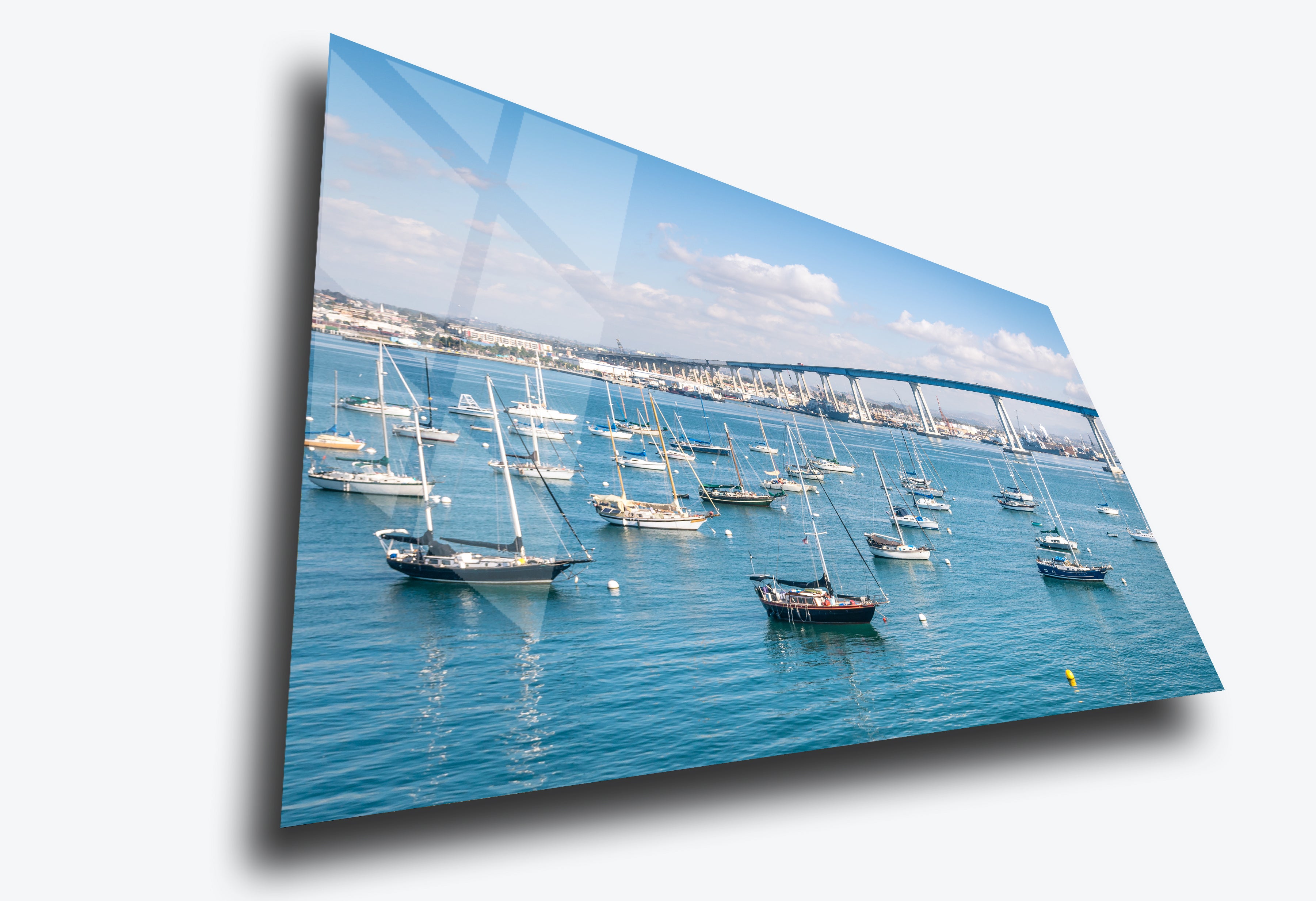 San Diego Harbor & Coronado Bridge – Coastal Metal Wall Art