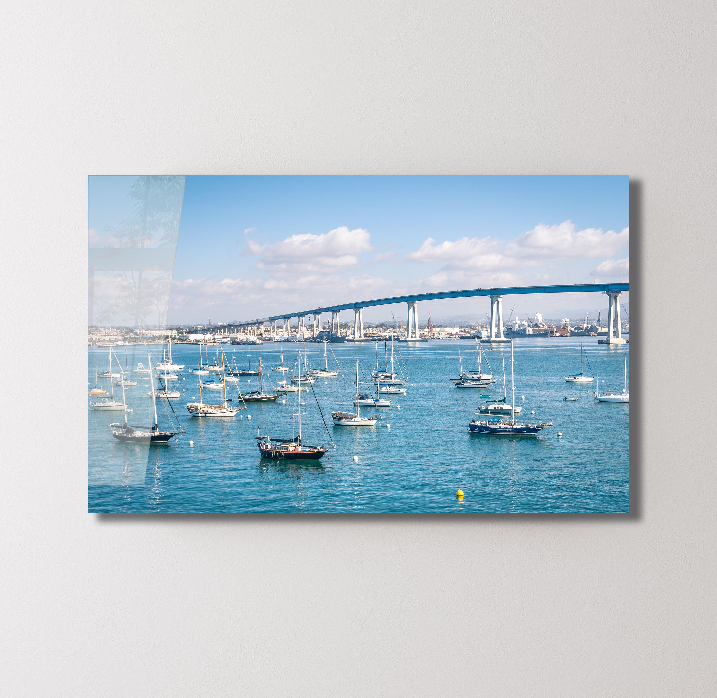 San Diego Harbor & Coronado Bridge – Coastal Metal Wall Art