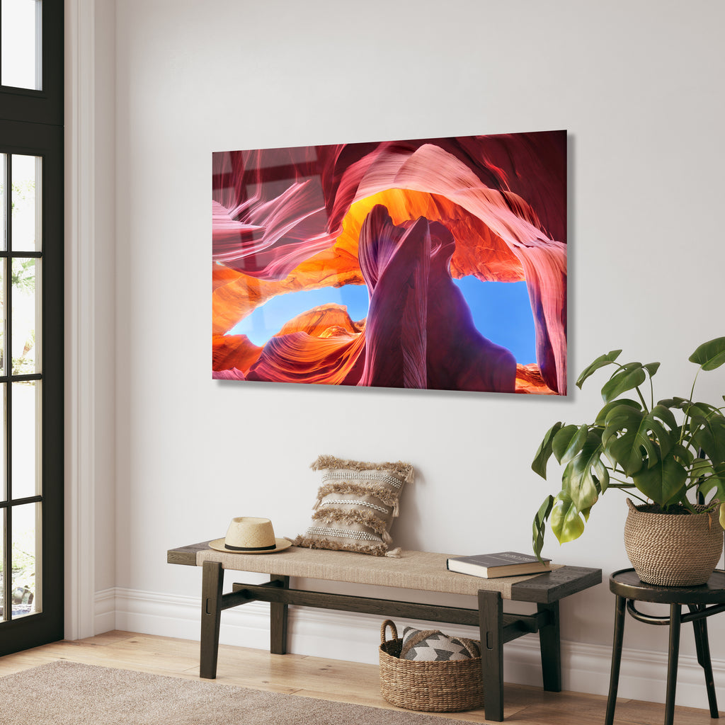 Antelope Canyon Spectrum – Oversized Metal Wall Art