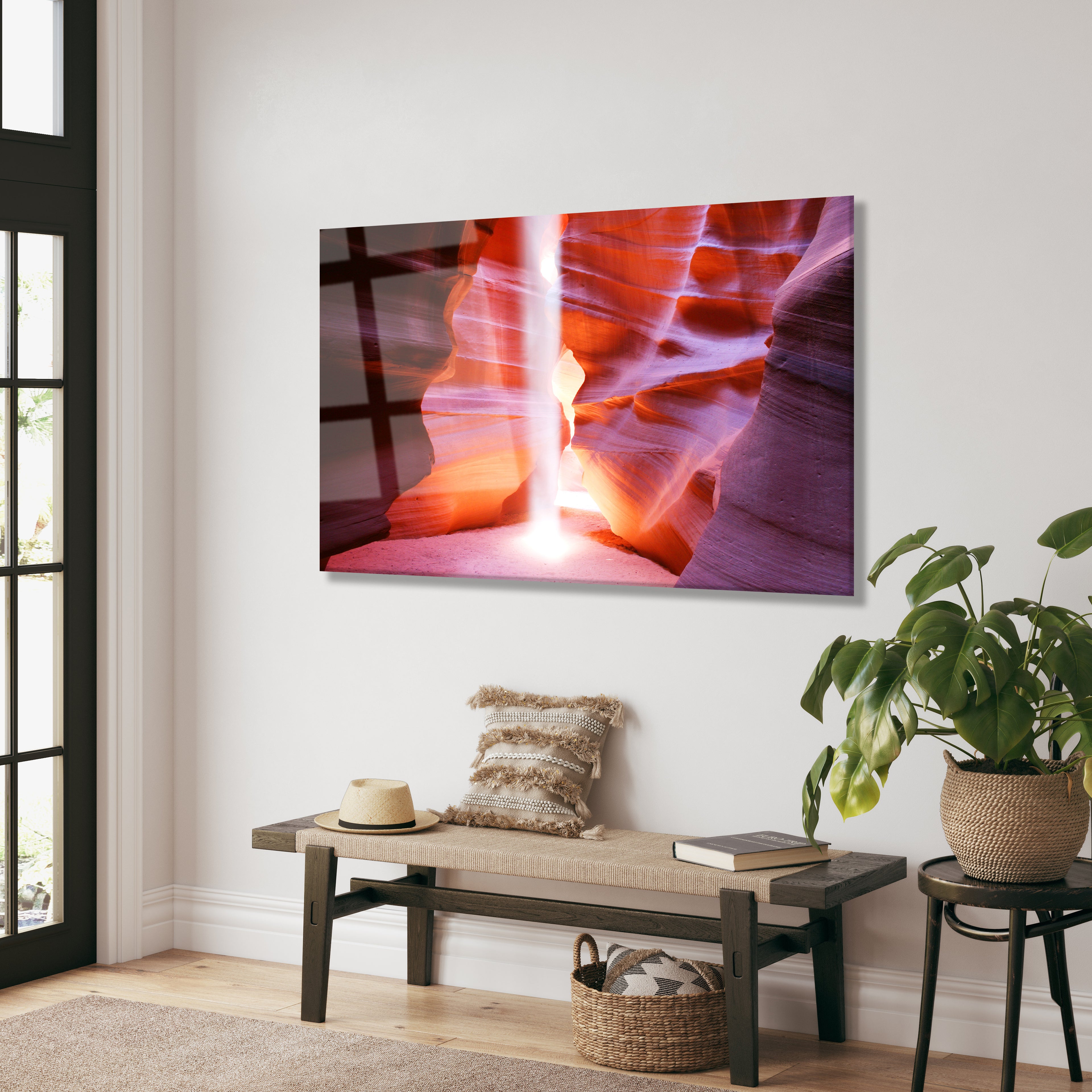Antelope Canyon Lightfall – Oversized Metal Wall Art