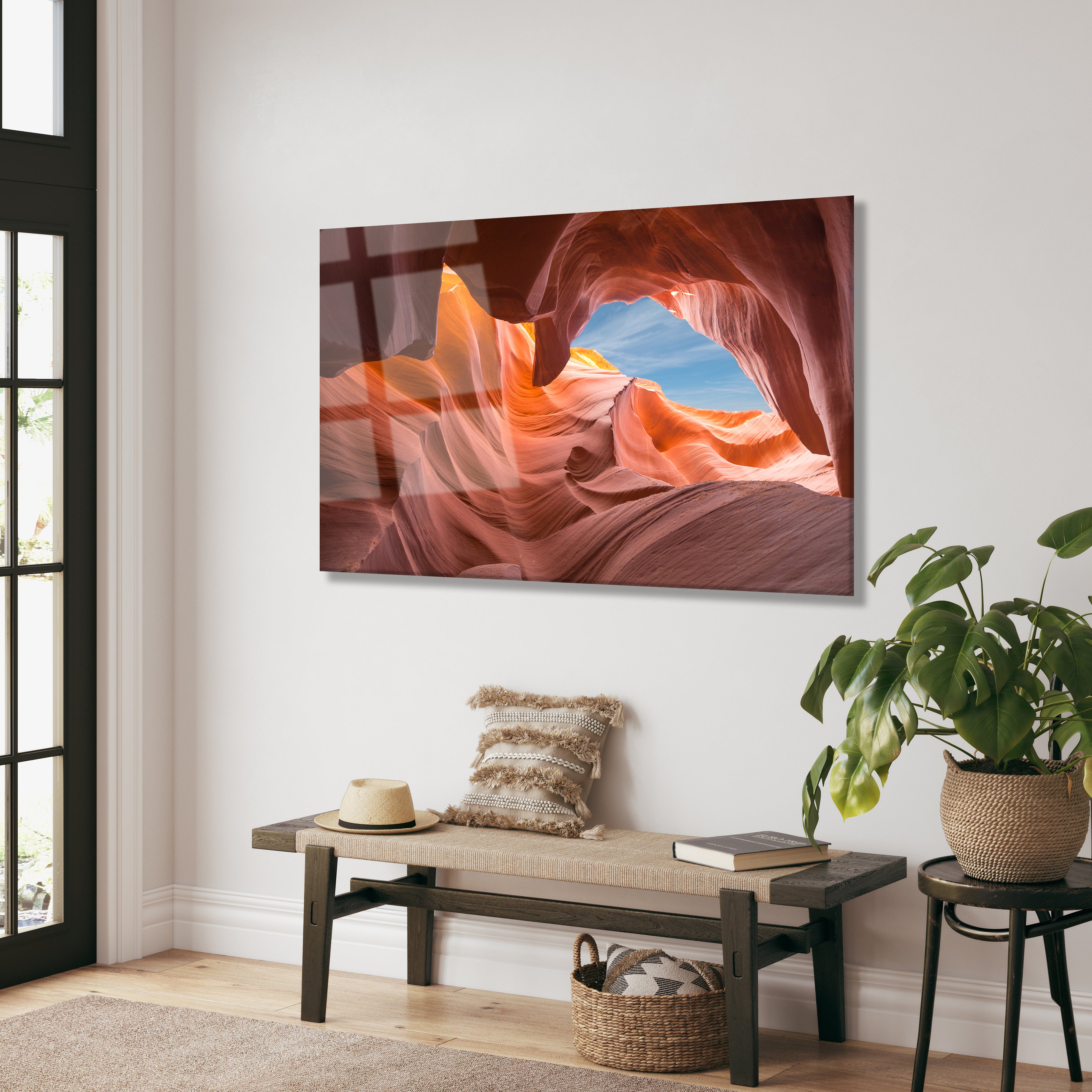 Antelope Canyon Rise – Oversized Metal Wall Art