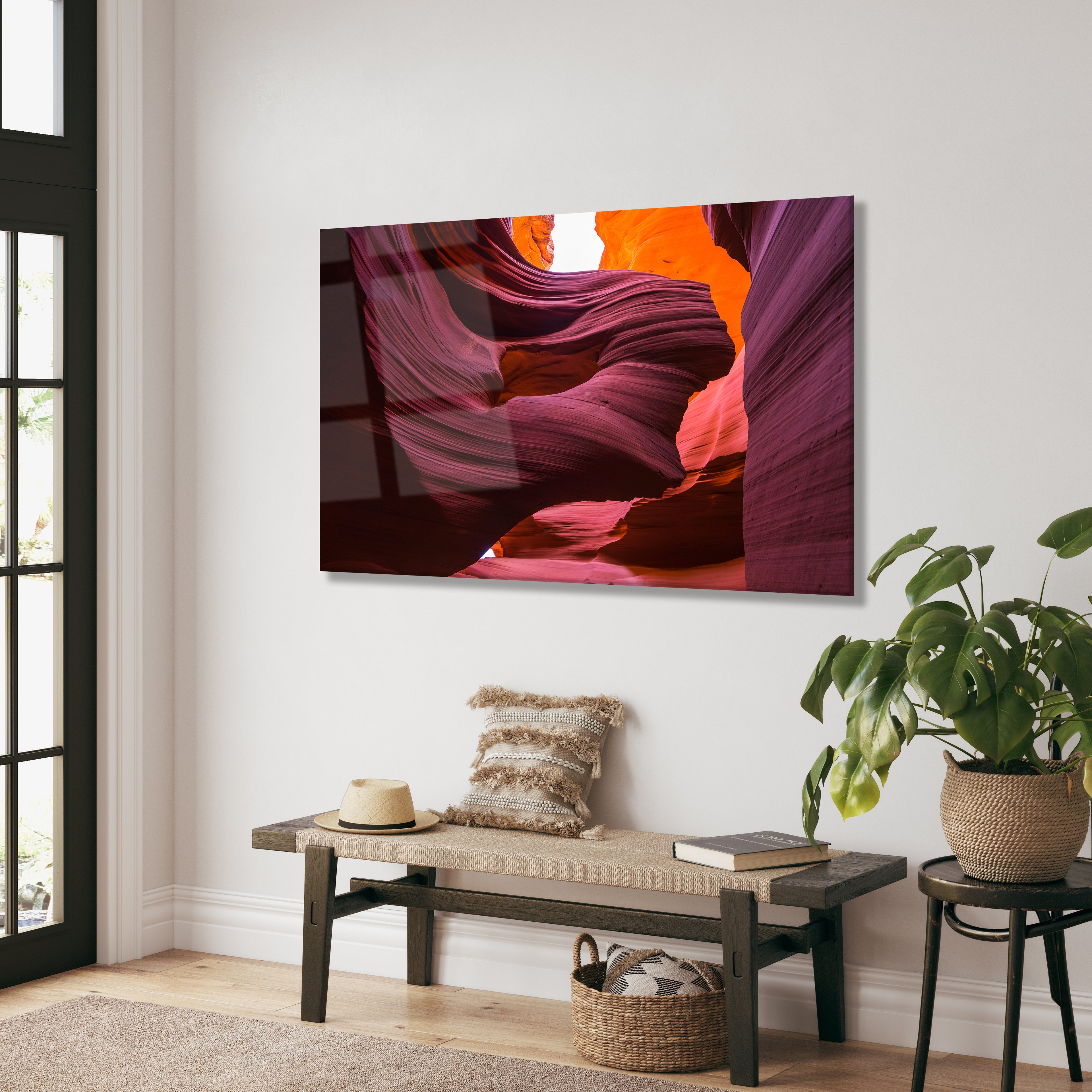 Antelope Canyon Veil – Oversized Metal Wall Art