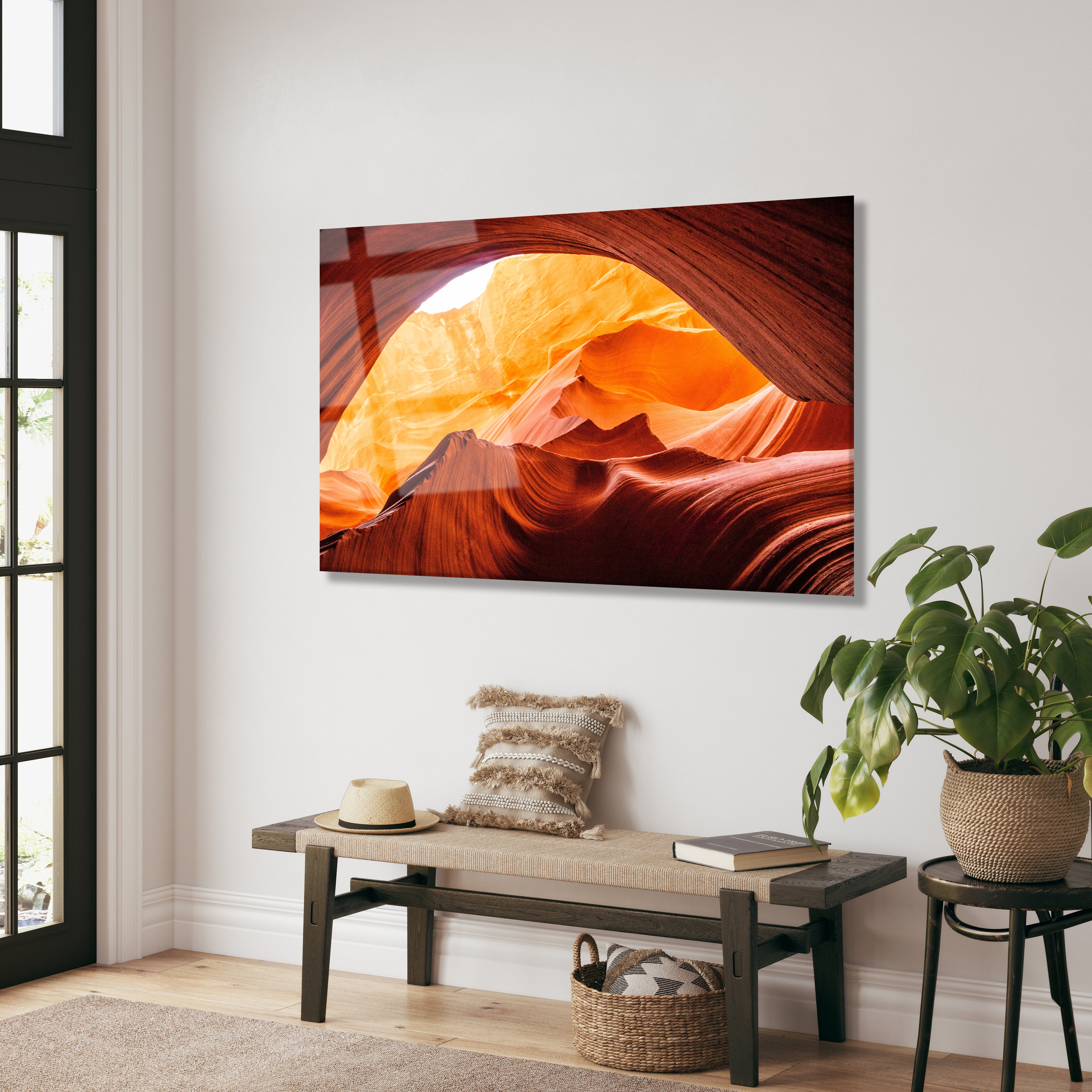 Antelope Canyon Glow – Oversized Metal Wall Art