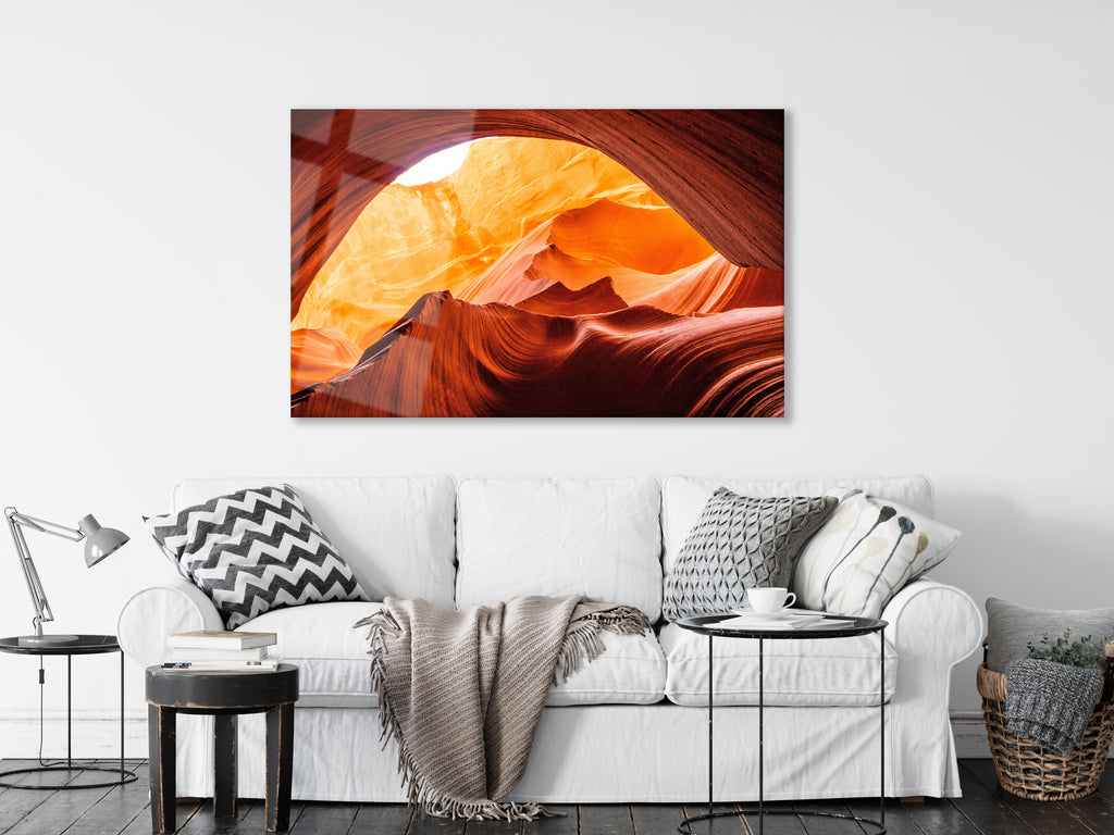 Antelope Canyon Glow – Oversized Metal Wall Art