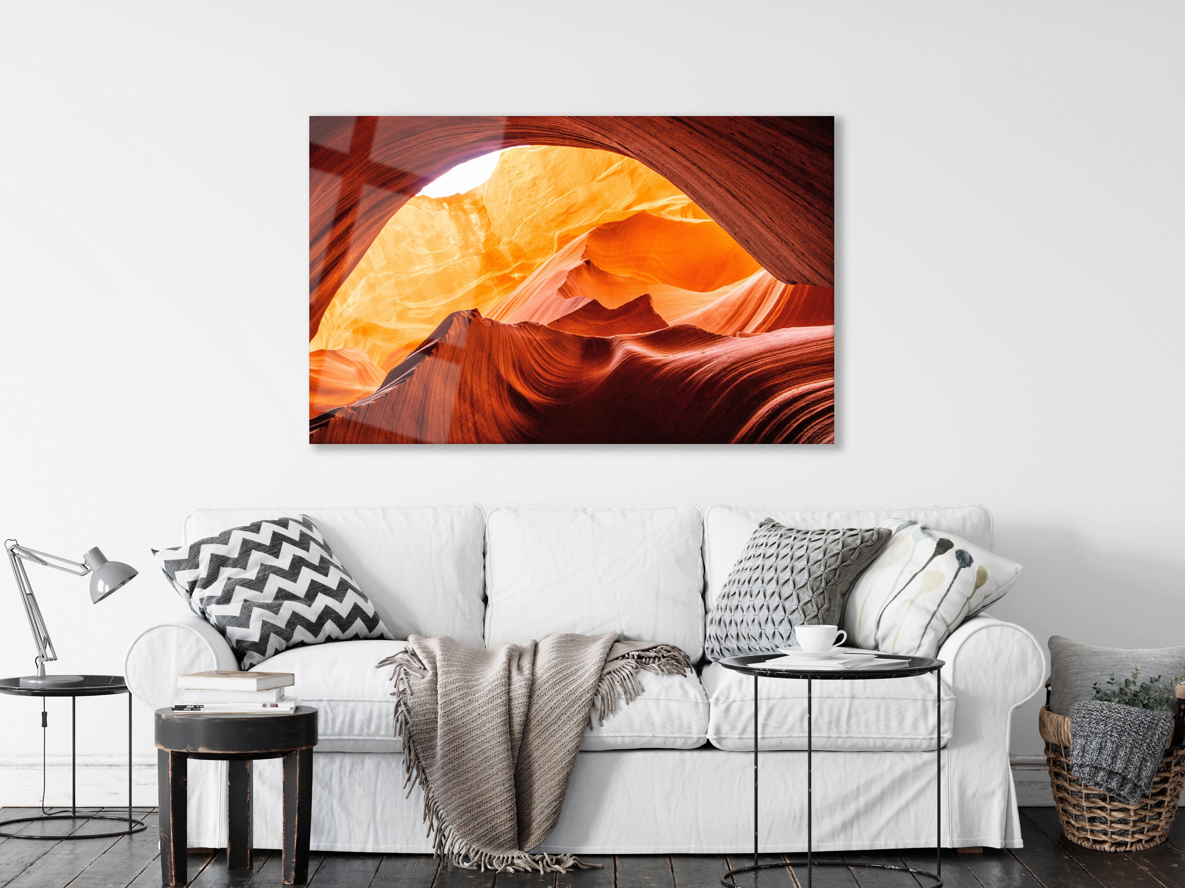 Antelope Canyon Glow – Oversized Metal Wall Art