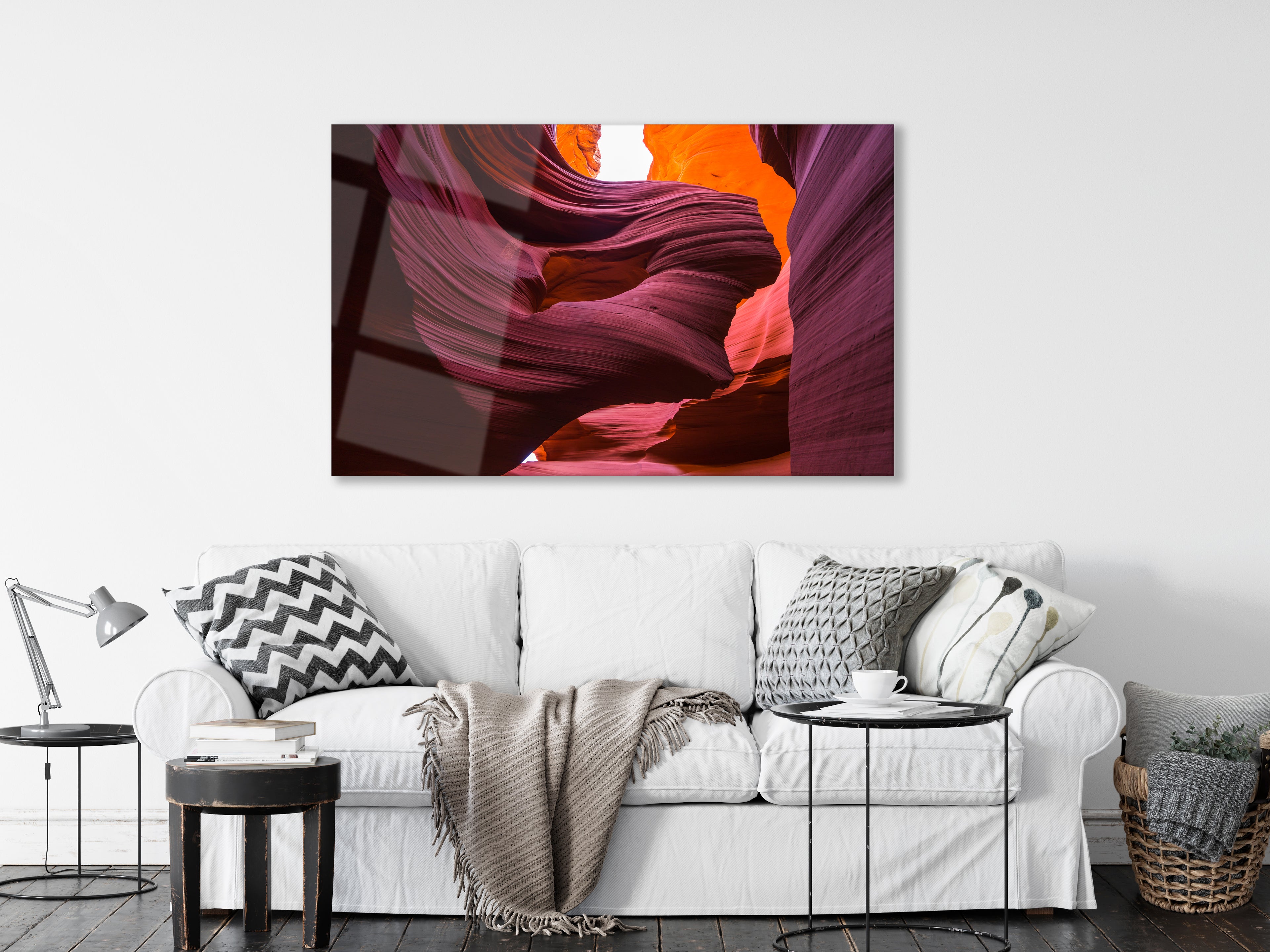 Antelope Canyon Veil – Oversized Metal Wall Art