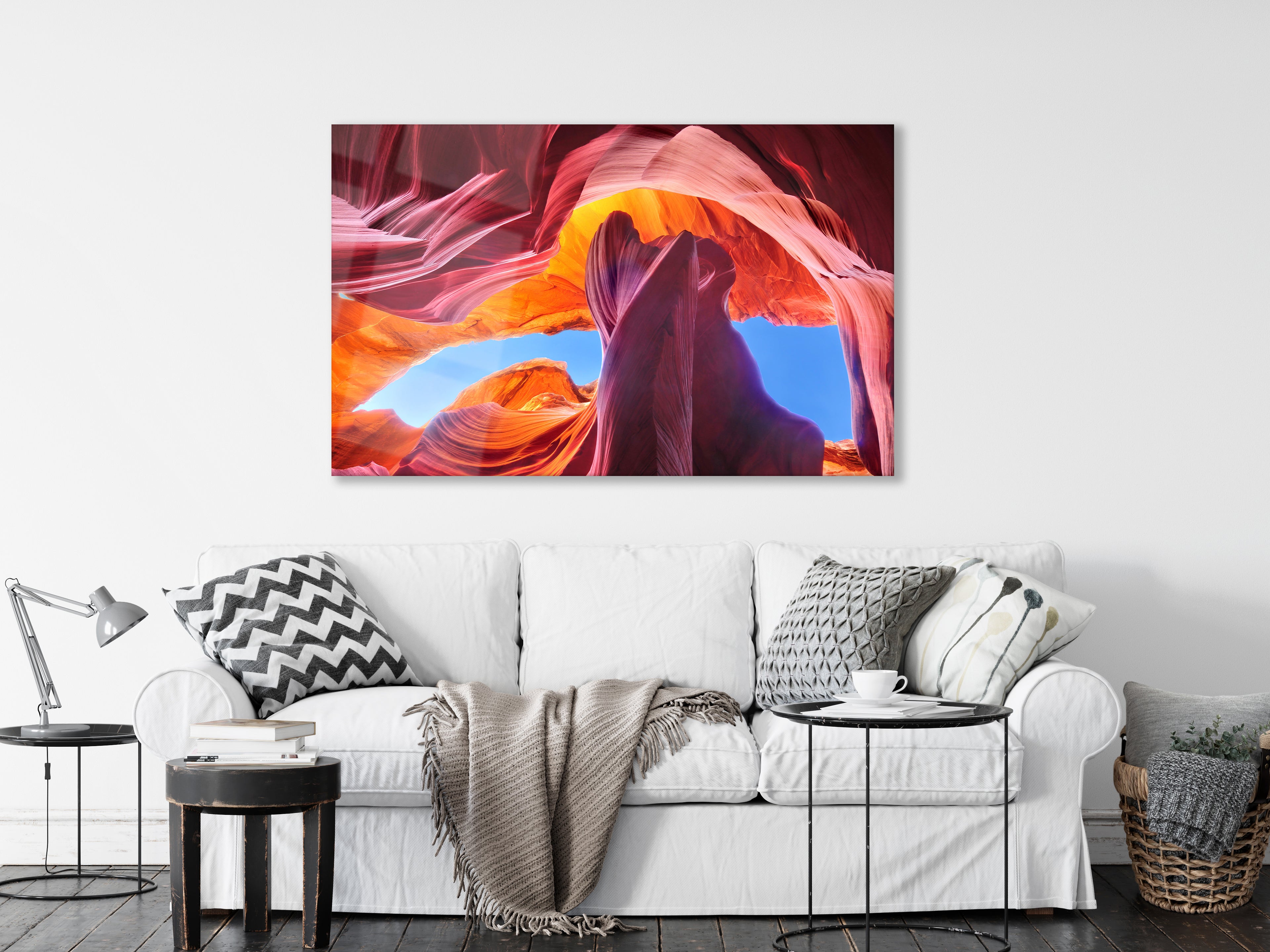 Antelope Canyon Spectrum – Oversized Metal Wall Art