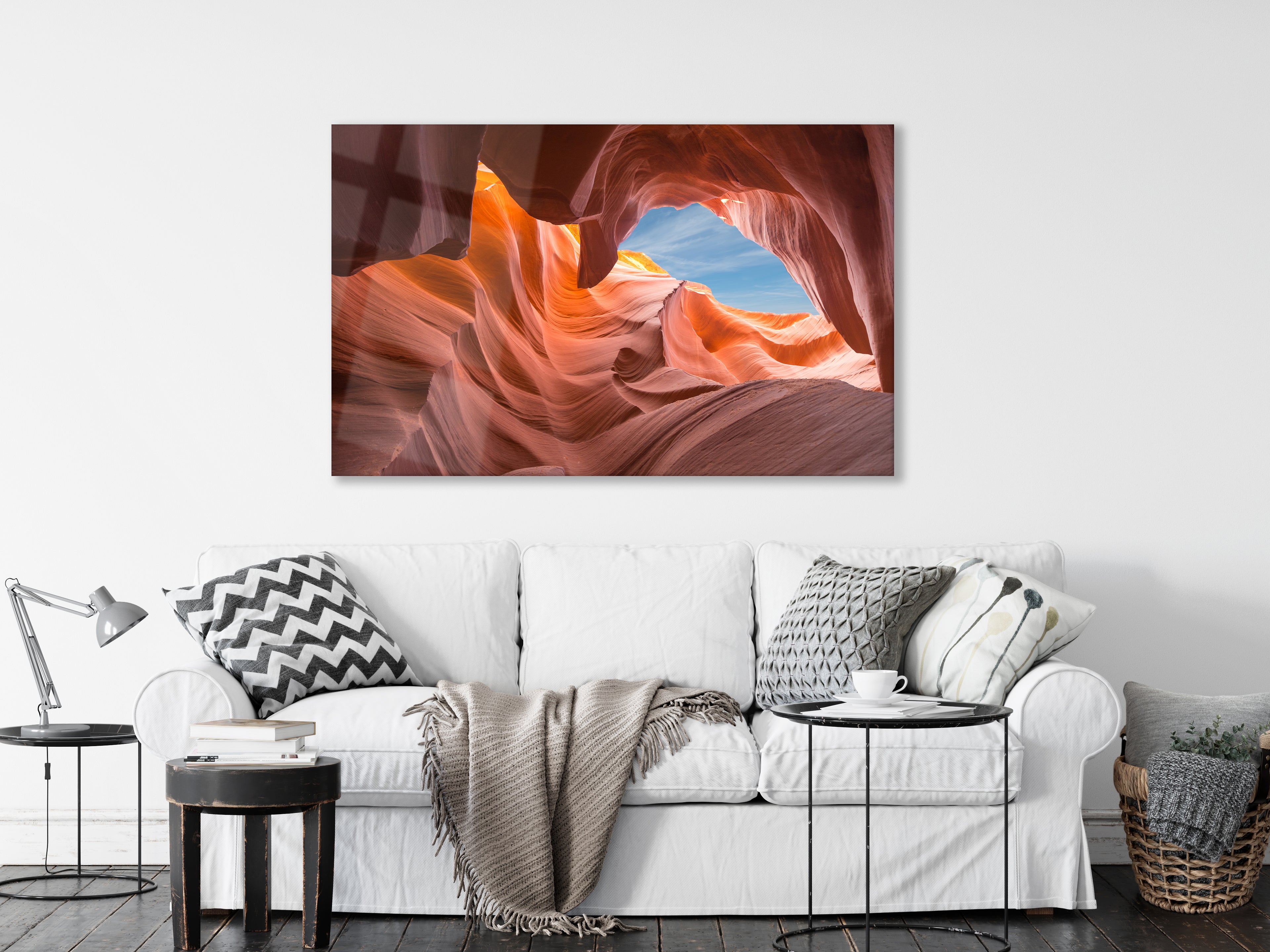 Antelope Canyon Rise – Oversized Metal Wall Art