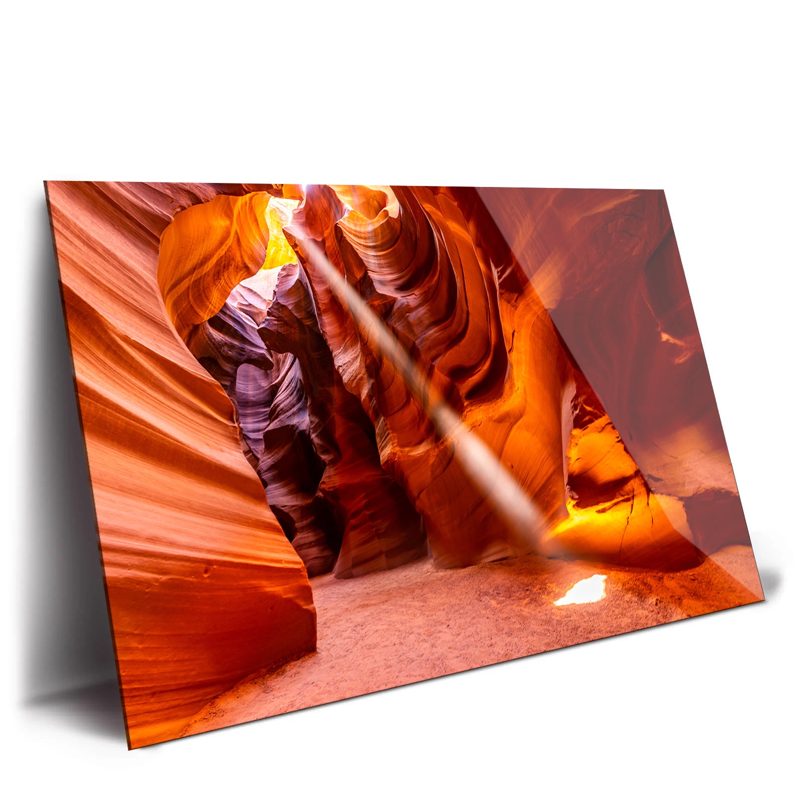 Antelope Canyon Beam – Oversized Metal Wall Art