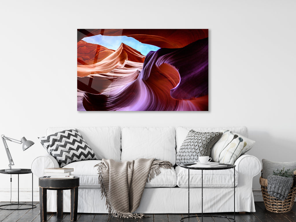 Antelope Canyon Sky – Oversized Metal Wall Art