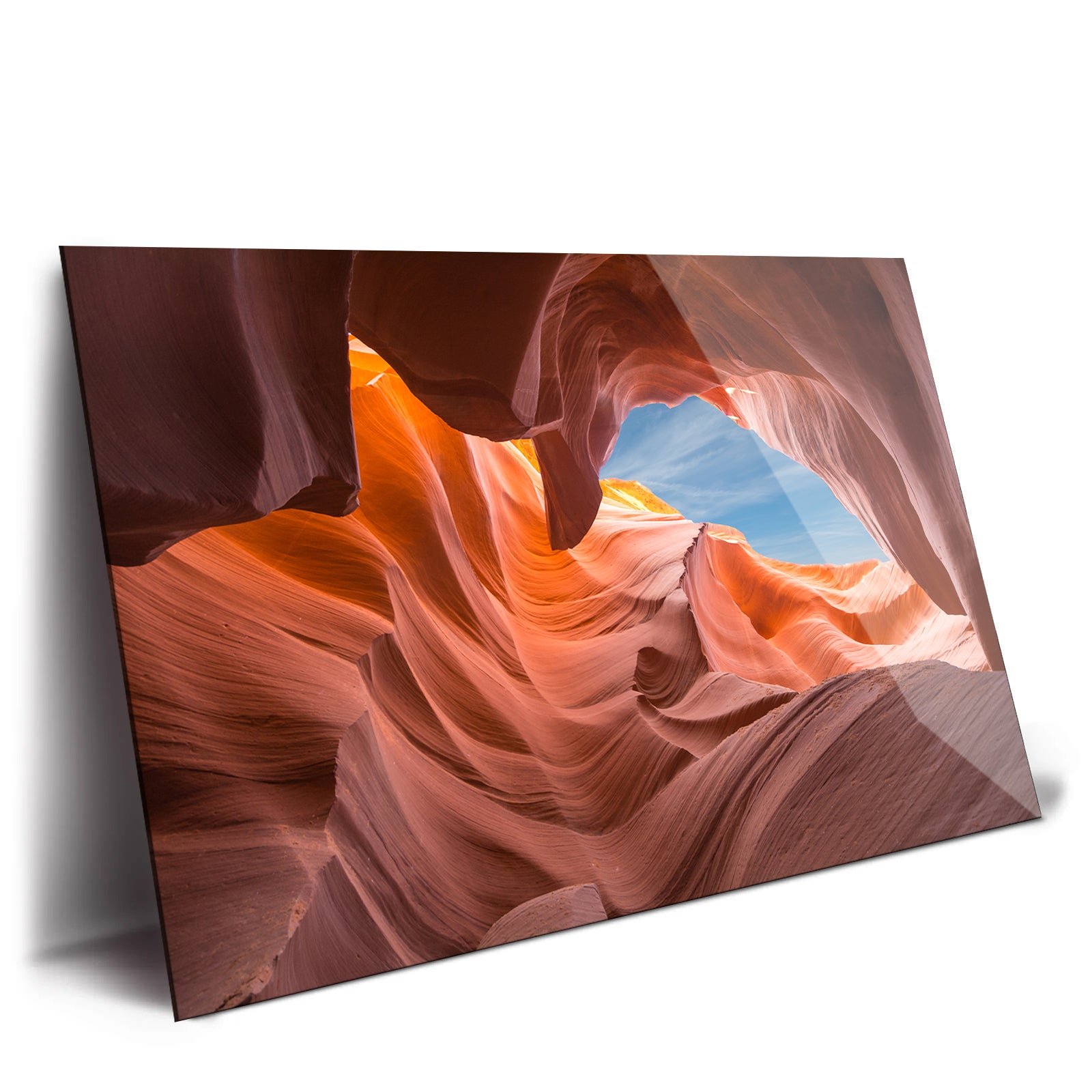 Antelope Canyon Rise – Oversized Metal Wall Art